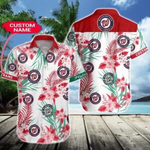 Personalized Washington Baseball Team Nationalss Hawaiian Shirt, MLB Hawaiian Shirt