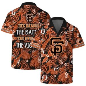 San Francisco Giants Victory Slogan Hawaiian Shirt, MLB Hawaiian Shirt