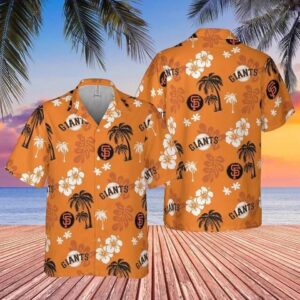 San Francisco Team Giantss Hawaiian Button Down Shirt, MLB Hawaiian Shirt
