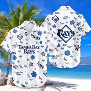 Tampa Bay Baseball Team Rayss Hawaiian Button Down Shirt, MLB Hawaiian Shirt