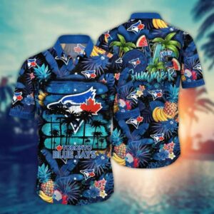 Toronto Baseball Team Blue Jayss Hawaiian Shirt, MLB Hawaiian Shirt