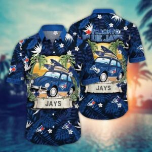 Toronto Baseball Team Blue Jayss Hawaiian Shirt 2, MLB Hawaiian Shirt