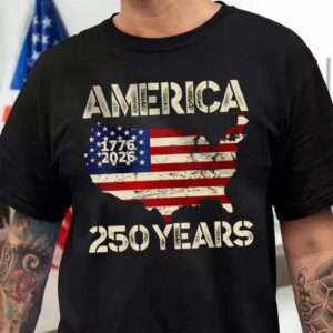 250 Years America Anniversary 250th Independence Day Dark Shirt, 250th Anniversary Shirt, 250th Anniversary Gift