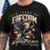 250 Years Of Freedom American Dark Shirt 2, 250th Anniversary Shirt, 250th Anniversary Gift