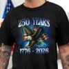 America 250 Years With Eagle Shirt, 250th Anniversary Shirt, 250th Anniversary Gift