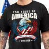 America 250 Years Eagle Independence Day Patriotic Dark Shirt, 250th Anniversary Shirt, 250th Anniversary Gift
