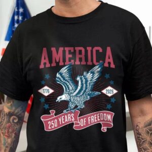America 250th Anniversary Eagle Dark Shirt, 250th Anniversary Shirt, 250th Anniversary Gift