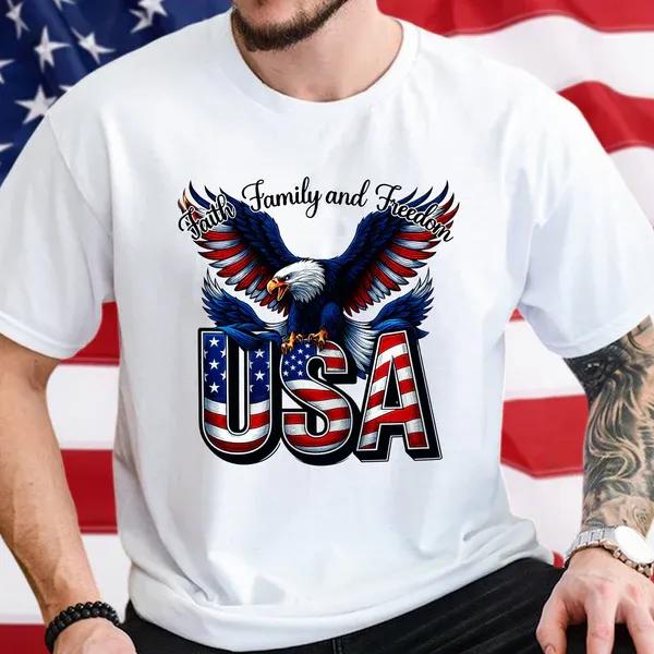Faith, Family & Freedom America 250 Years Patriotic Bright Shirt, 250th Anniversary Shirt, 250th Anniversary Gift Faith, Family & Freedom America 250 Years Patriotic Bright Shirt, 250th Anniversary Shirt, 250th Anniversary Gift