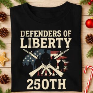 Defenders Of Liberty 250th Anniversary USA Dark Shirt 2, 250th Anniversary Shirt, 250th Anniversary Gift