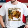 United States Of America 250th Anniversary Bright Shirt, 250th Anniversary Shirt, 250th Anniversary Gift