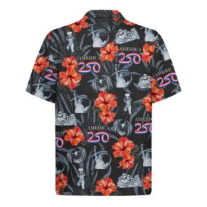 American 250th Anniversary Hawaiian Shirt, 250th Anniversary Shirt, 250th Anniversary Gift