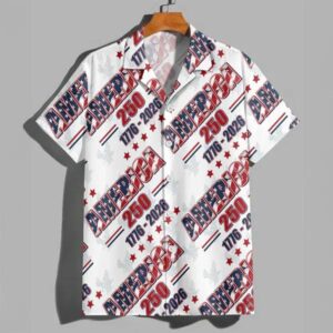 America 250 Years Hawaiian Shirt, 250th Anniversary Shirt, 250th Anniversary Gift