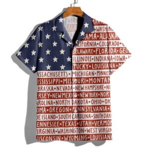 America State Hawaiian Shirt 1, 250th Anniversary Shirt, 250th Anniversary Gift