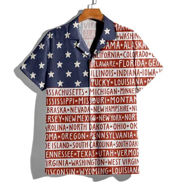 America State Hawaiian Shirt 1, 250th Anniversary Shirt, 250th Anniversary Gift America State Hawaiian Shirt 1, 250th Anniversary Shirt, 250th Anniversary Gift