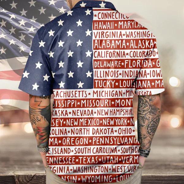 America State Hawaiian Shirt 1, 250th Anniversary Shirt, 250th Anniversary Gift America State Hawaiian Shirt 1, 250th Anniversary Shirt, 250th Anniversary Gift