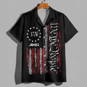 Custom Name We The People Hawaii Shirt, 250th Anniversary Shirt, 250th Anniversary Gift