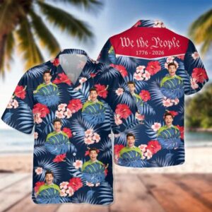 Custom Photo We The People 1776 – 2026 Hawaii Shirt, 250th Anniversary Shirt, 250th Anniversary Gift