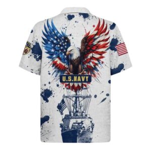US Navy 250th Years Of Service Hawaiian Shirt, 250th Anniversary Shirt, 250th Anniversary Gift