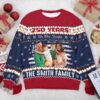 Custom Family Photo 250 Years USA 250th Birthday 1776 – 2026 Ugly Sweater, 250th Anniversary Shirt, 250th Anniversary Gift