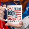250 Years America 1776 – 2026 White Mug, 250th Anniversary Gift