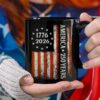 250 Years America Flag 250th Birthday 1776-2026 Black Mug, 250th Anniversary Gift