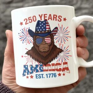 America 250 Years White Mug, 250th Anniversary Gift