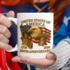 United States Of America 250th Anniversary White Mug, 250th Anniversary Gift
