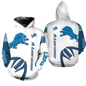 A Lion Victory Detroit Lions 3D Hoodie, NFL Hoodie