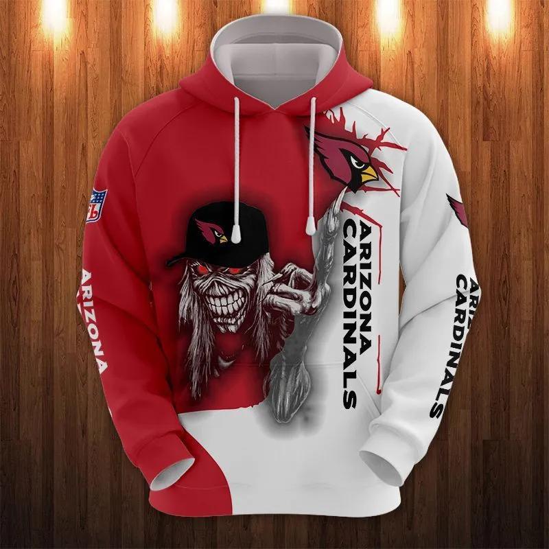 Arizona Cardinals Eddie Iron Maiden All Over Print Hoodie, NFL Hoodie Arizona Cardinals Eddie Iron Maiden All Over Print Hoodie, NFL Hoodie