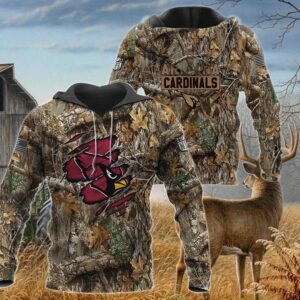 Arizona Cardinals Realtree Hunting Camo 3D Hoodie, NFL Hoodie