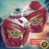 Arizonas Team Cardinals  Funny Cartoon Baby Yoda 3D Hoodie, NFL Hoodie