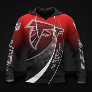 Atlanta Falcons All Over Print Hoodie, NFL Hoodie