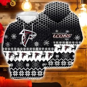 Atlanta Falcons Christmas 3D Hoodie, NFL Hoodie