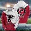 Atlanta Falcons Logo 3D Clothing, NFL Hoodie
