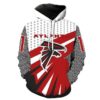 Atlanta Falcons Pullover Footballs 3D Hoodie, NFL Hoodie