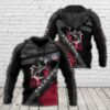 Atlanta Falcons Skull 3D Hoodie, NFL Hoodie