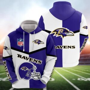 Baltimore Ravens 3D Apparel, NFL Hoodie
