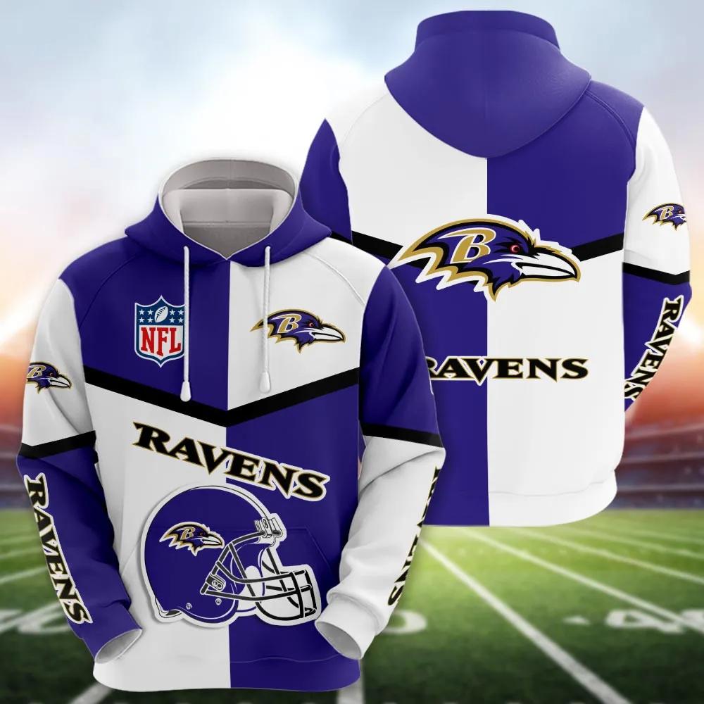 Baltimore Ravens 3D Apparel, NFL Hoodie Baltimore Ravens 3D Apparel, NFL Hoodie