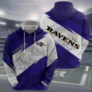 Baltimore Ravens All Over Print Apparel, NFL Hoodie
