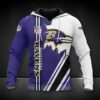 Baltimore Ravens All Over Print Hoodie, NFL Hoodie