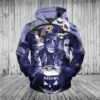 Baltimore Ravens Halloween Horror Night 3D Hoodie, NFL Hoodie