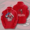 Blood Inside Me Heart Tampa Bay Buccaneers Football 3D Hoodie, NFL Hoodie