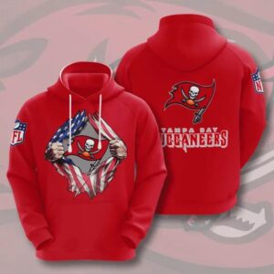 Blood Inside Me Heart Tampa Bay Buccaneers Football 3D Hoodie, NFL Hoodie