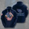 Blood Inside Me Heart Logo Tennessee Titans 3D Hoodie, NFL Hoodie