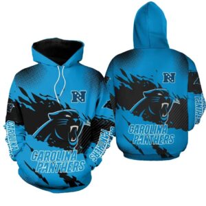 Carolina Panthers 3D Hoodie, NFL Hoodie