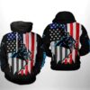 Carolina Panthers American Flag 3D Hoodie, NFL Hoodie