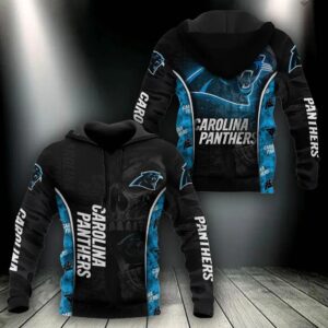 Carolina Panthers Black 3D Hoodie, NFL Hoodie