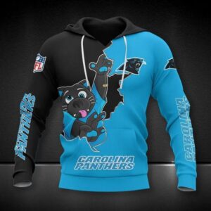 Carolina Panthers Cute All Over Print Hoodie, NFL Hoodie