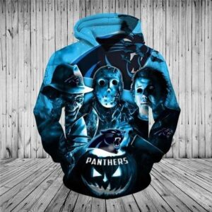 Carolina Panthers Halloween Movie 3D Hoodie, NFL Hoodie