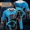 Carolina Panthers Logo Personalized 3D Hoodie, NFL Hoodie